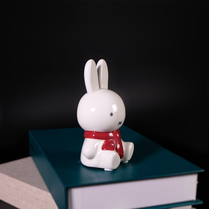 Miffy Snuggle Season Figurine Burgundy