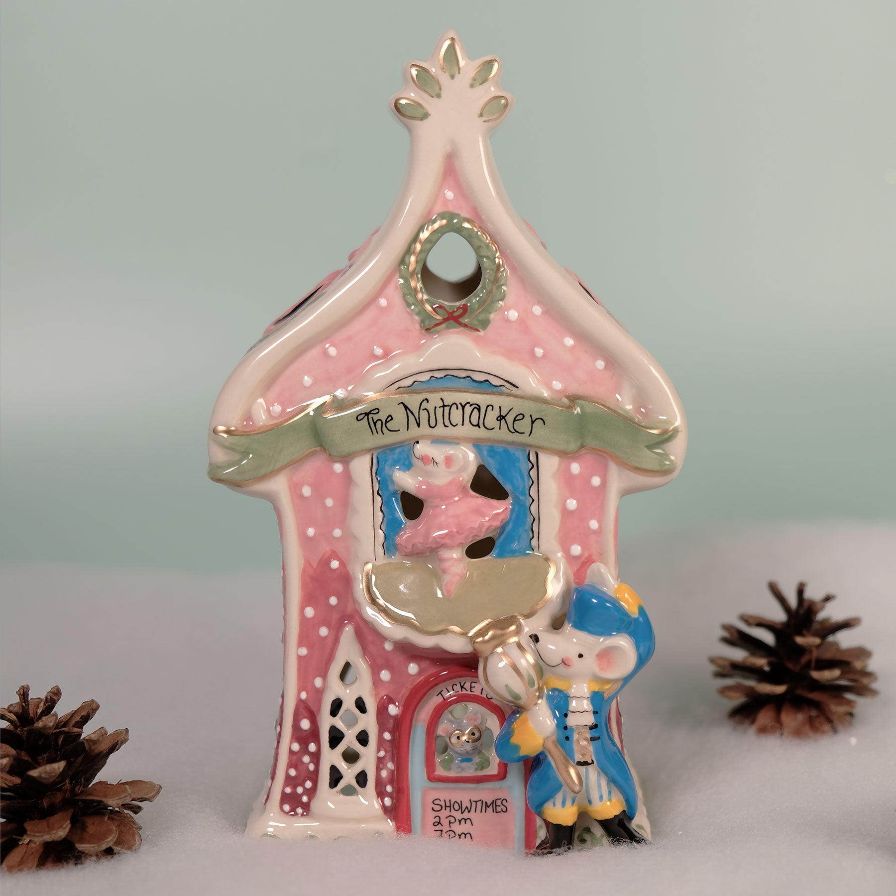 未使用　BlueSky キャンドルハウス 陶器 クリスマス　陶器 未使用 BlueSky キャンドルハウス 陶器 クリスマス 陶器 未使用