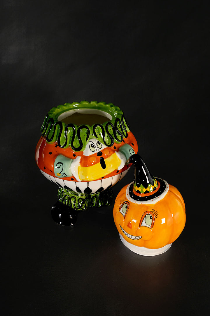 Vintage Halloween Cookie Jar