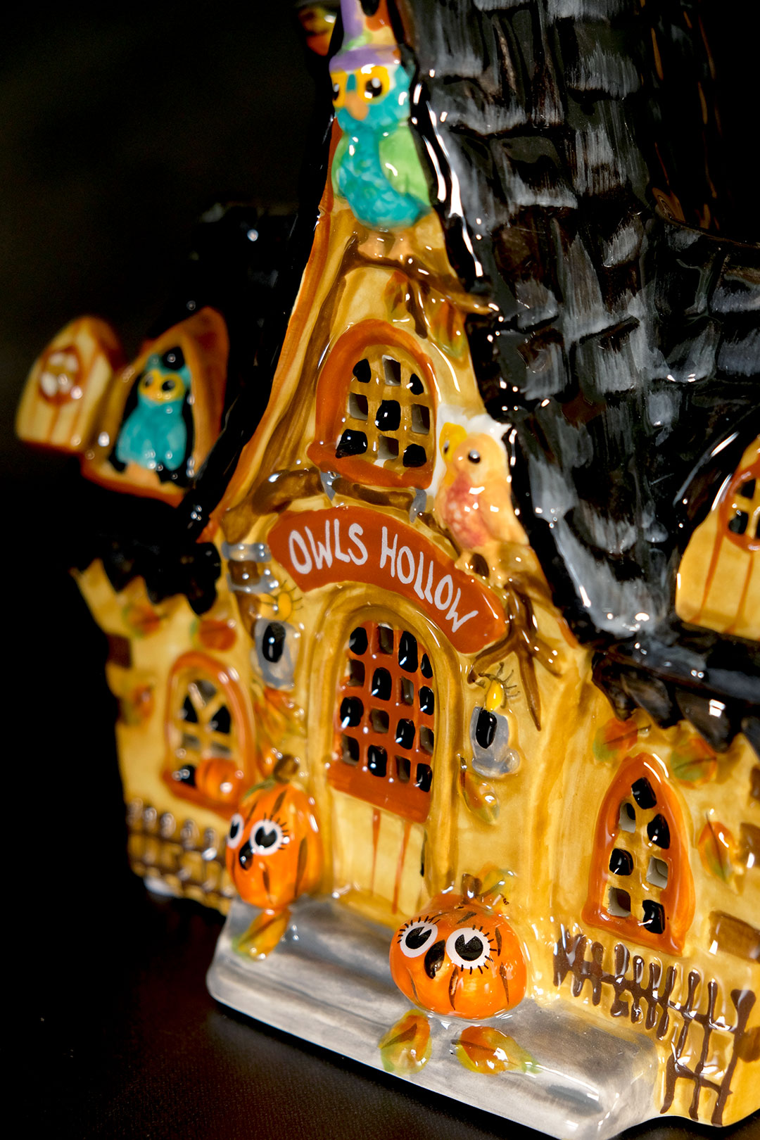 Halloween Owl Candle House