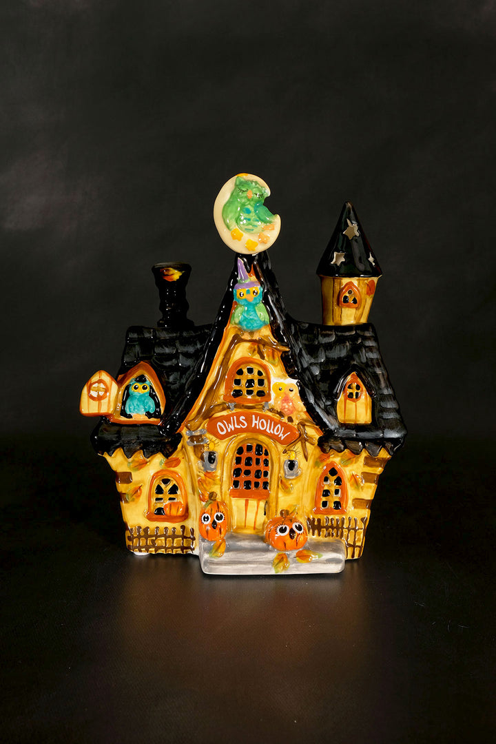 Halloween Owl Candle House