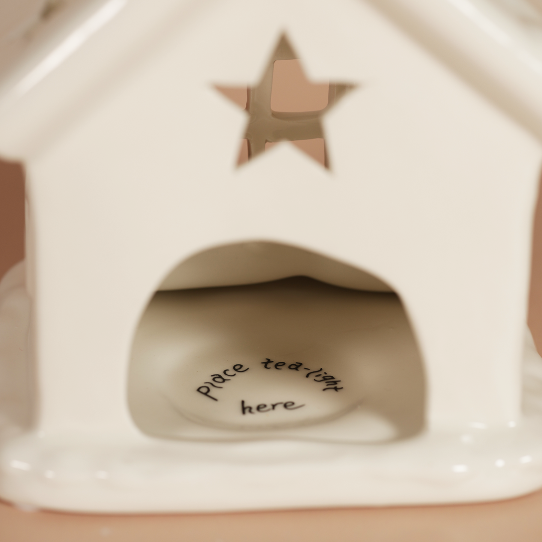 MIFFY SNOWY SKIIING CANDLE HOUSE
