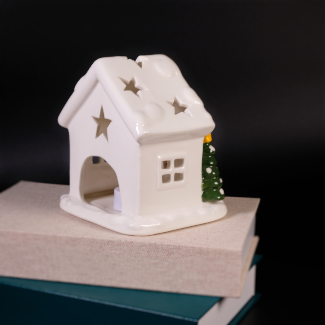 MIFFY SNOWY SKIIING CANDLE HOUSE