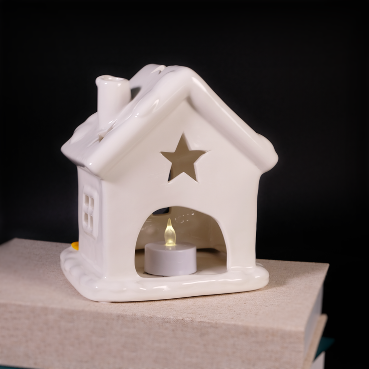 MIFFY SNOWY SKIIING CANDLE HOUSE