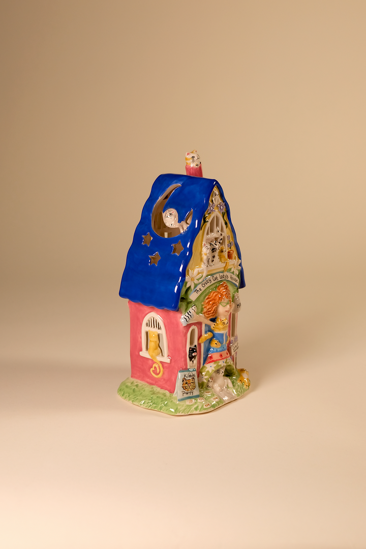 Crazy Cat Lady Candle House