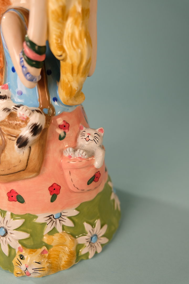Crazy Cat Lady Figurine