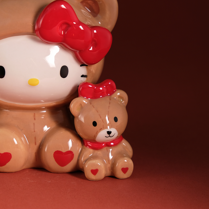 Hello Kitty and Teddy Bear Love Figurine