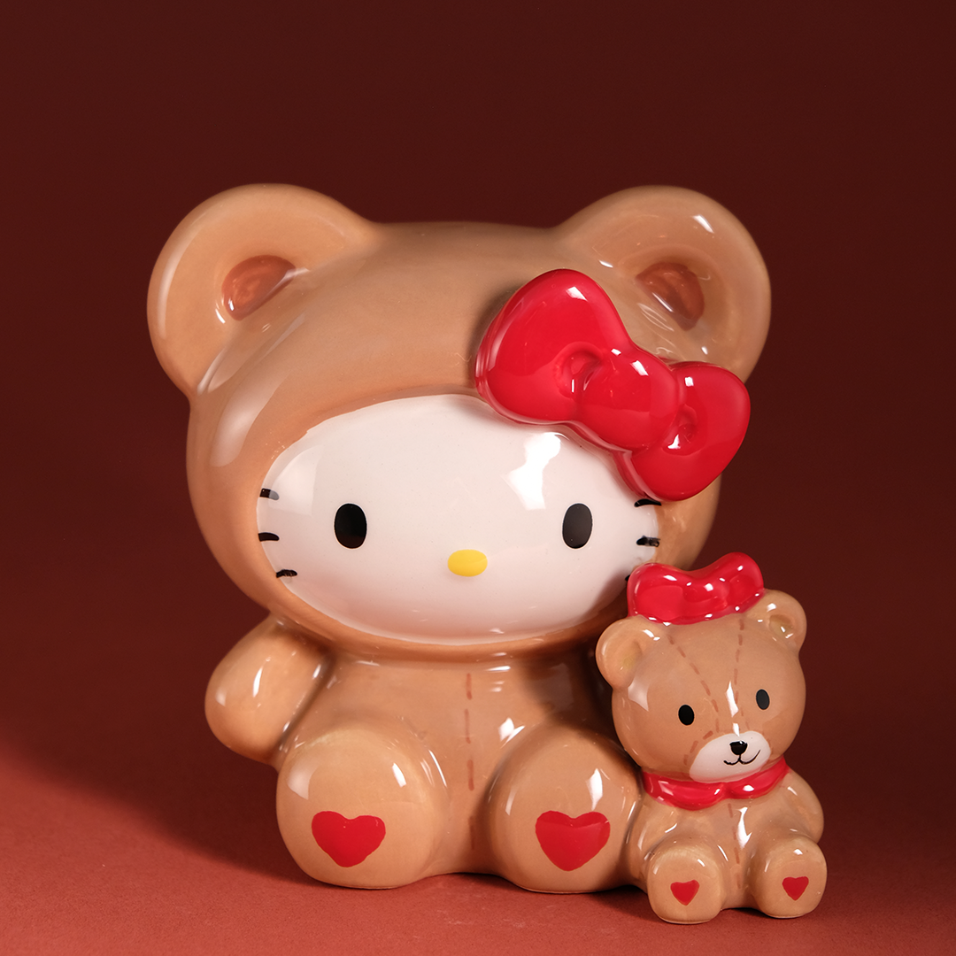Hello Kitty and Teddy Bear Love Figurine