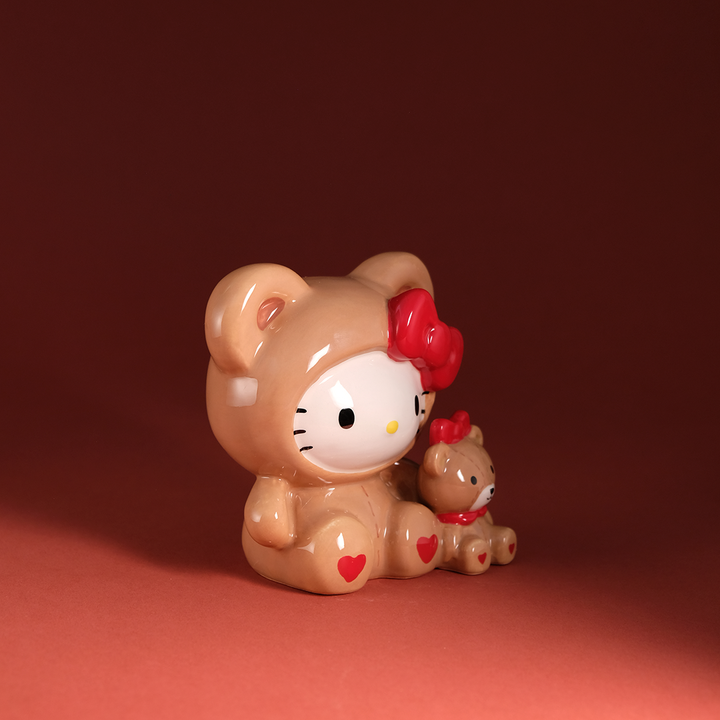 Hello Kitty and Teddy Bear Love Figurine