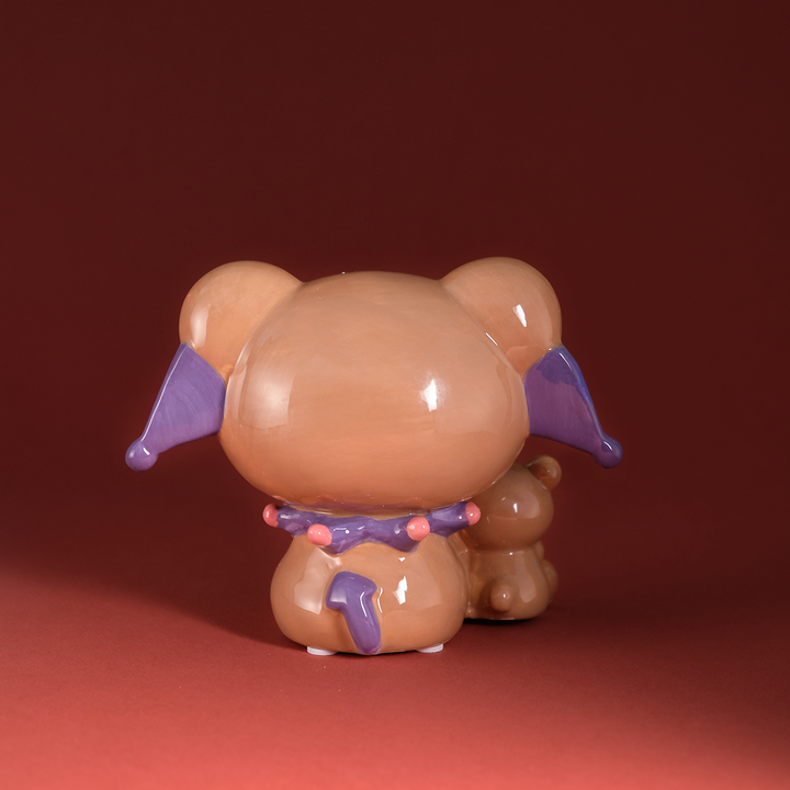 Kuromi and Teddy Bear Love Figurine