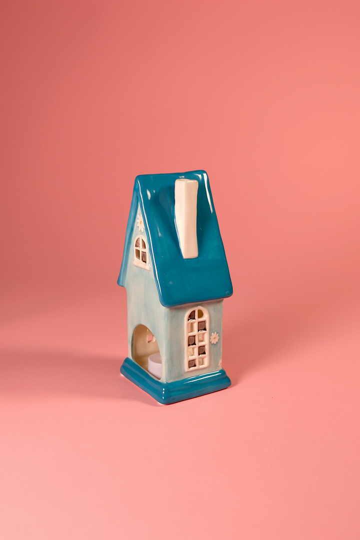 The Daisy and Dragonfly Flowers Candle House