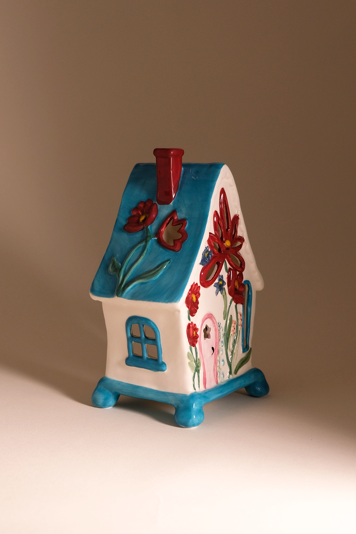 Daisy and Rabbit Candle House