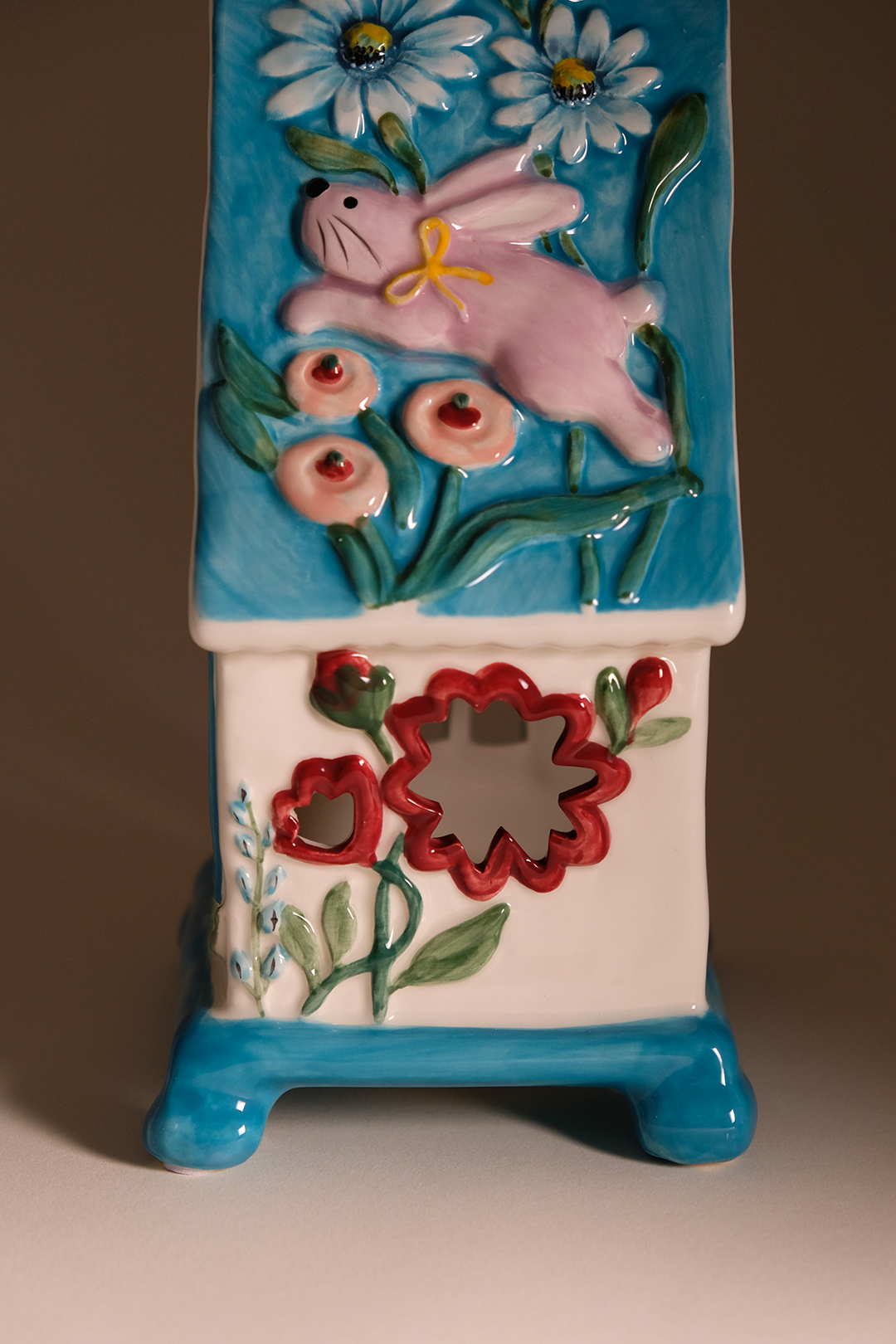 Daisy and Rabbit Candle House