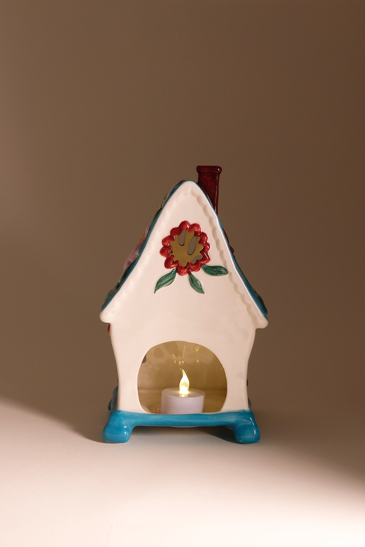 Daisy and Rabbit Candle House