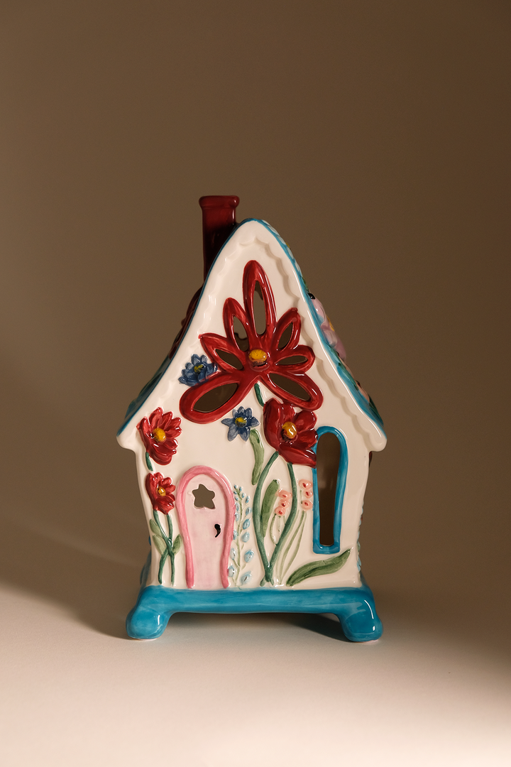 Daisy and Rabbit Candle House