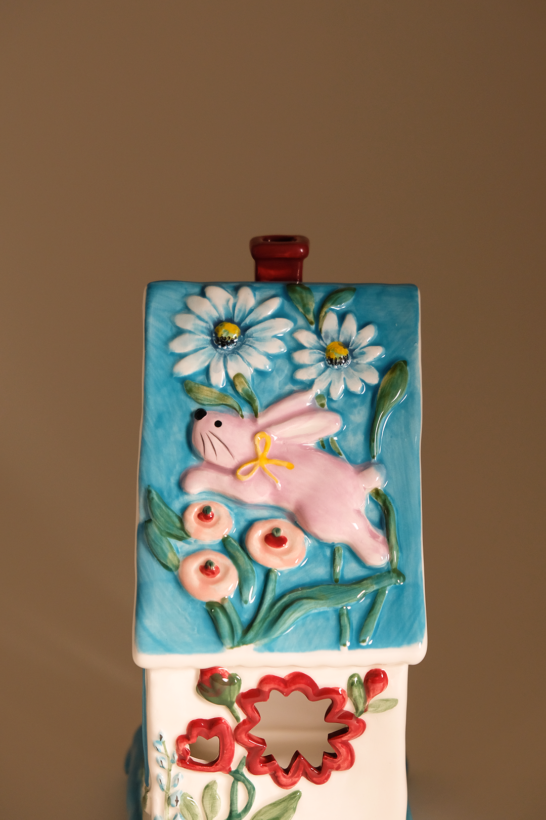 Daisy and Rabbit Candle House