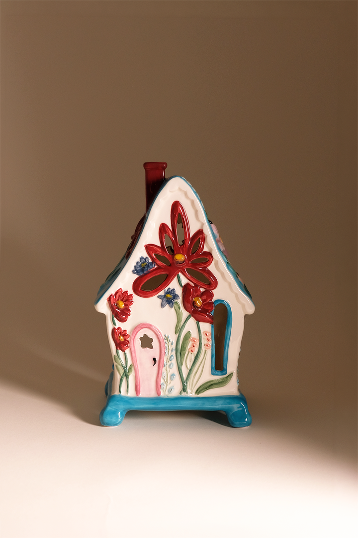Daisy and Rabbit Candle House