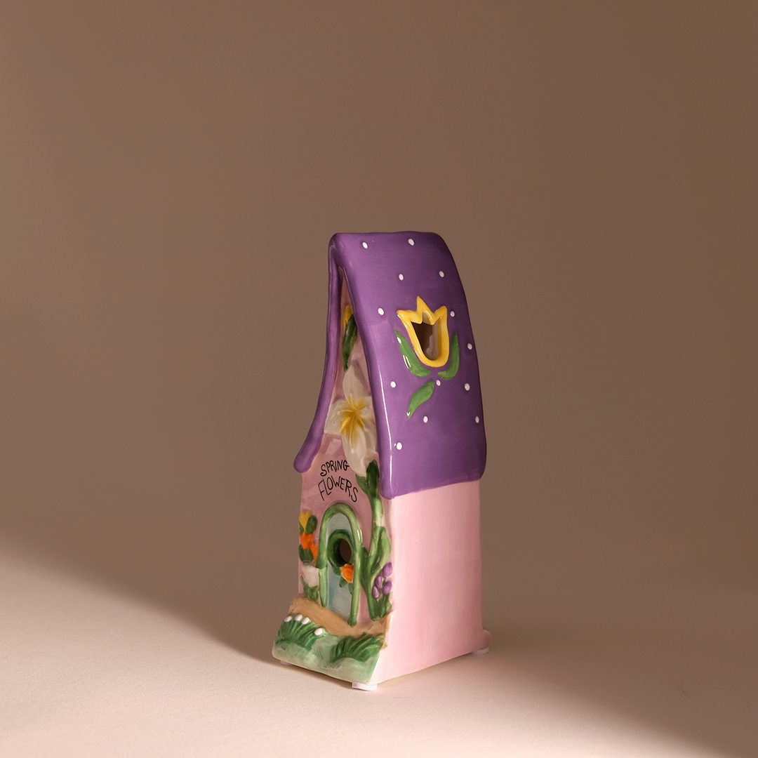 Spring Flowers Candle House
