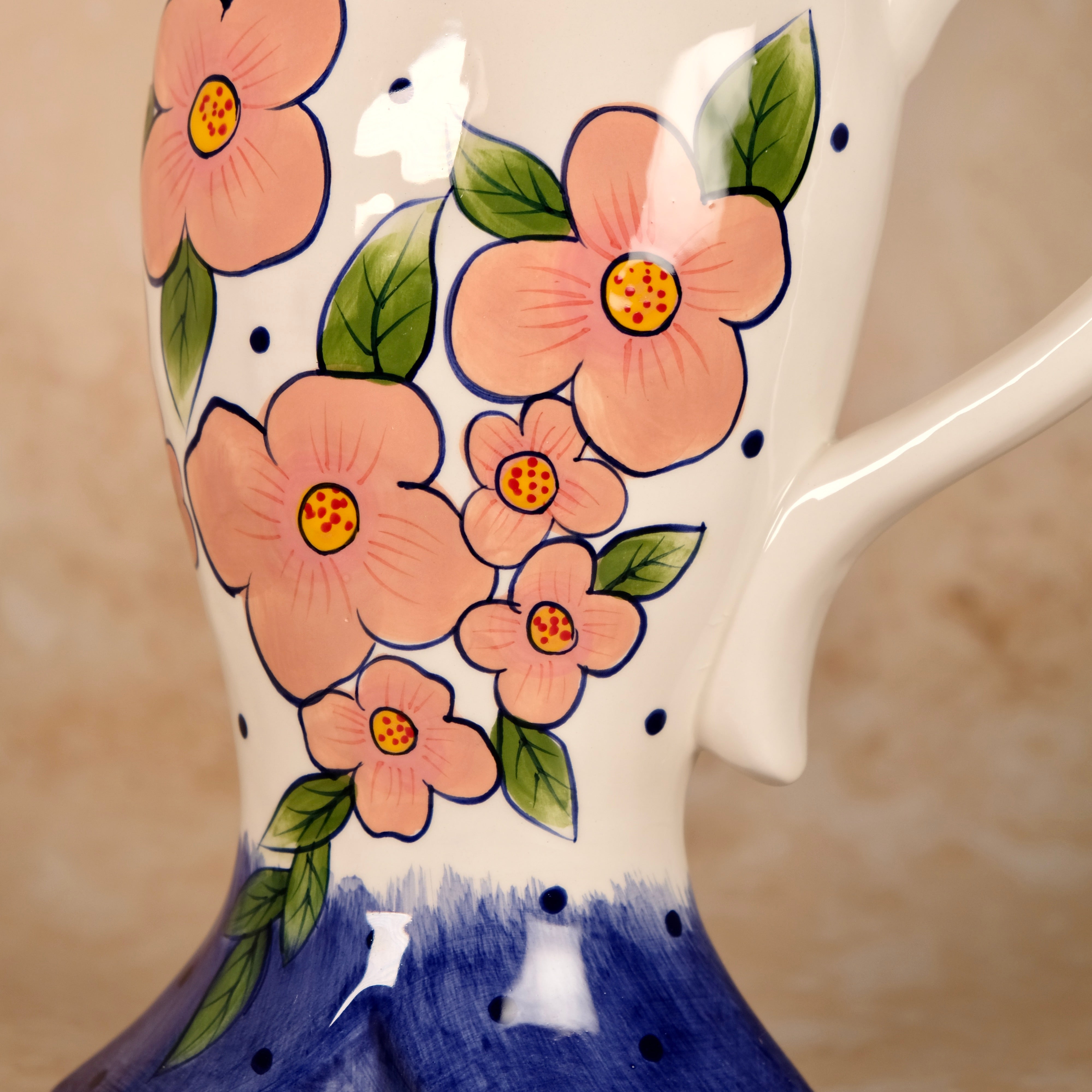 Blue Sky Clayworks Flower Fish Pitcher - Thumbnail 3