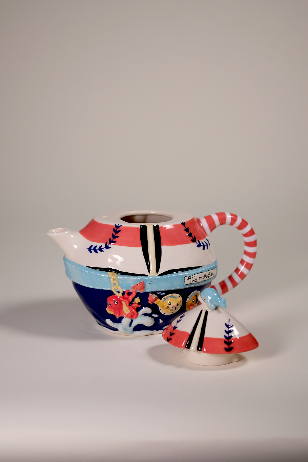 Tea On the Sea Sailboat Teapot