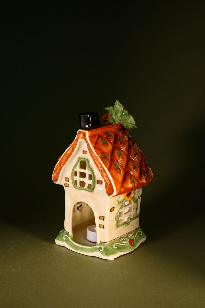 Pumpkin Spice Cottage Candle House