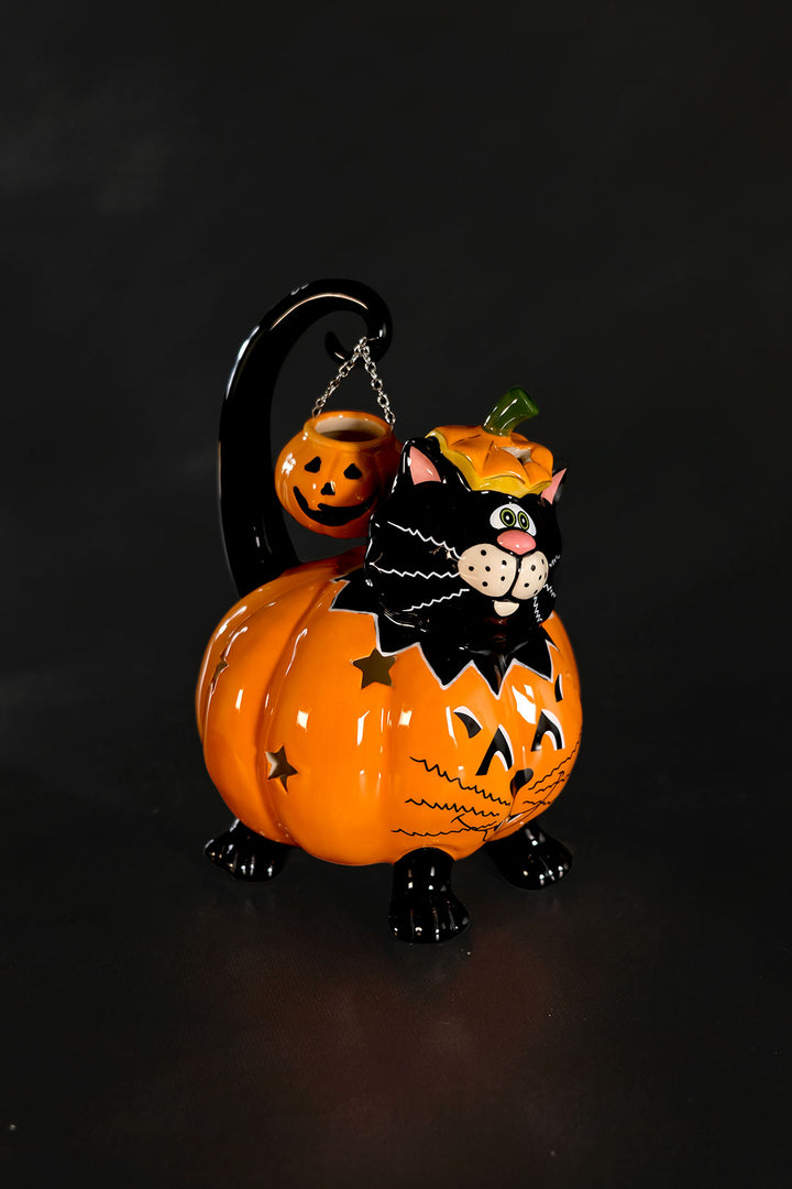 Halloween Cat Figurine