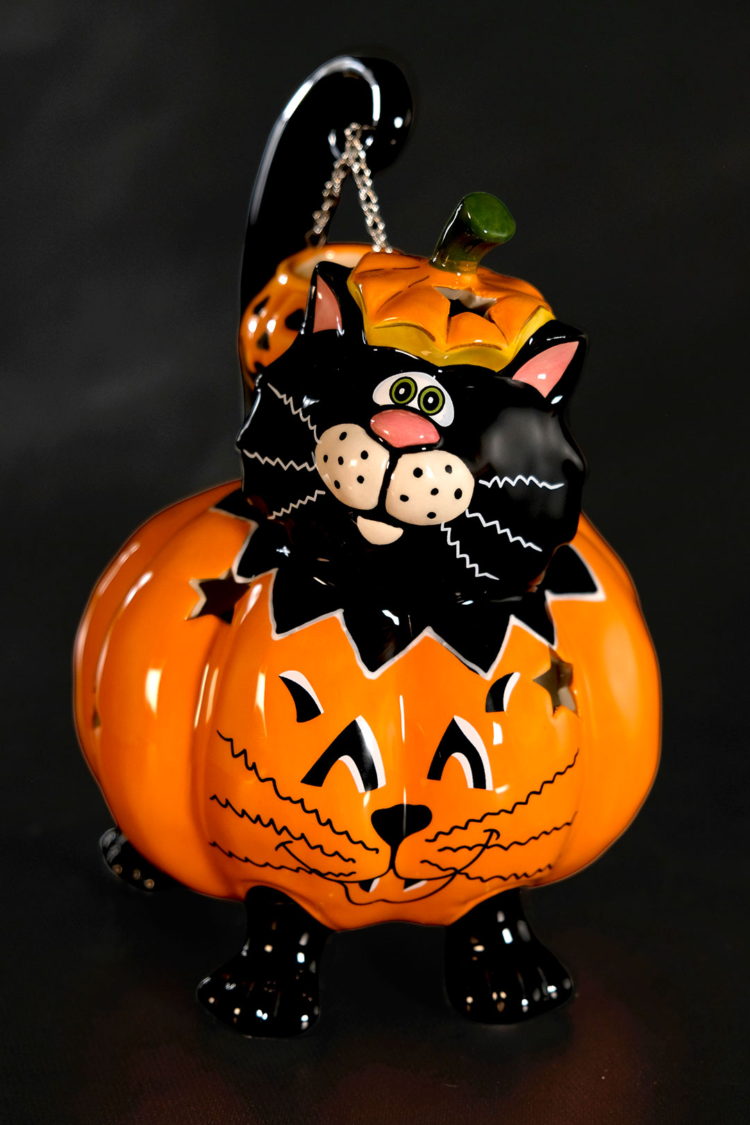 Halloween Cat Figurine