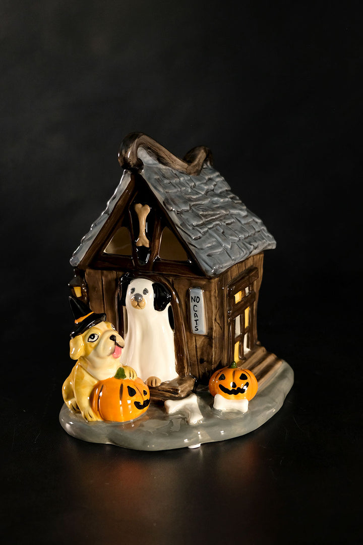 Halloween Dog Candle House