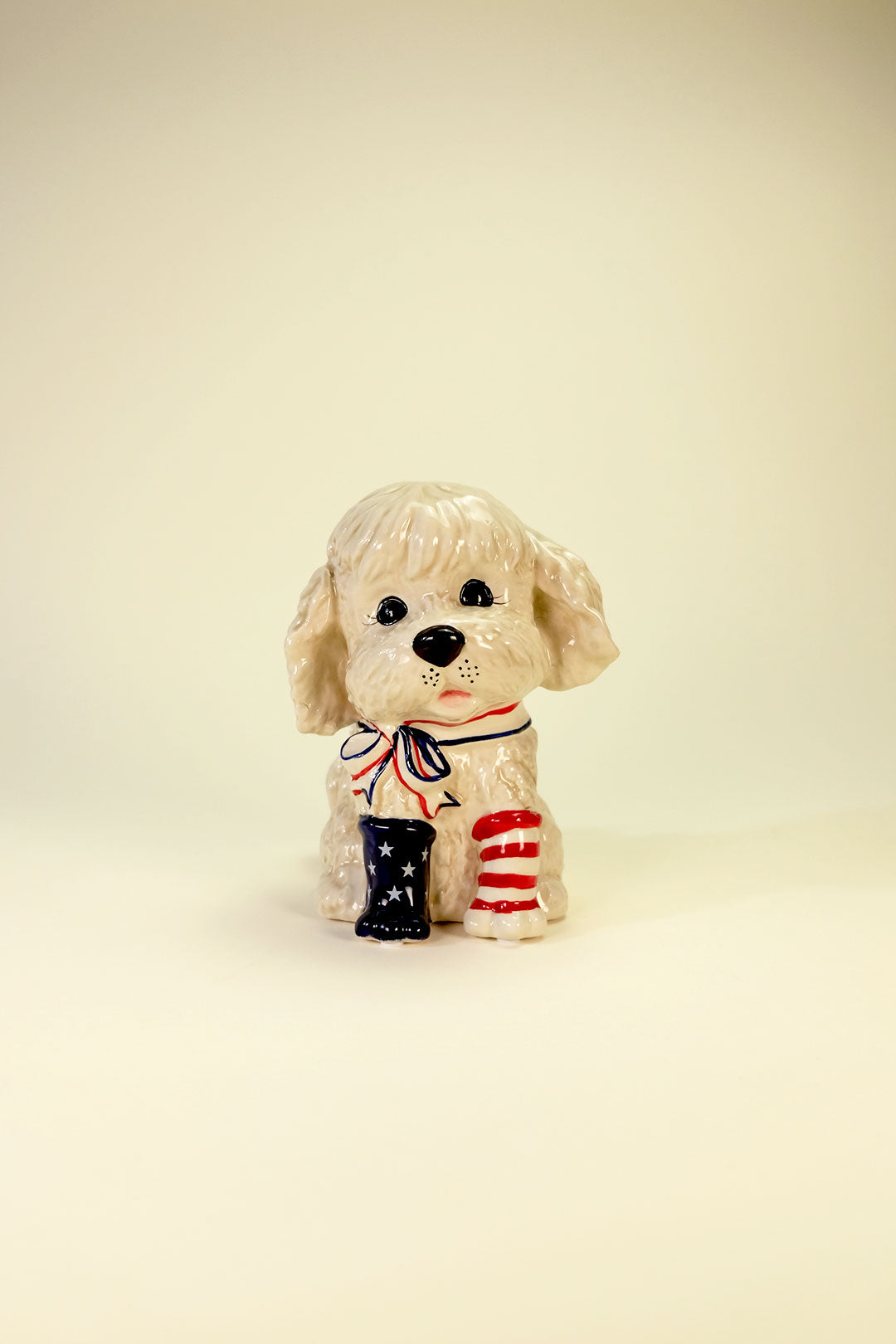 Happy 4th of July Dog Figurine