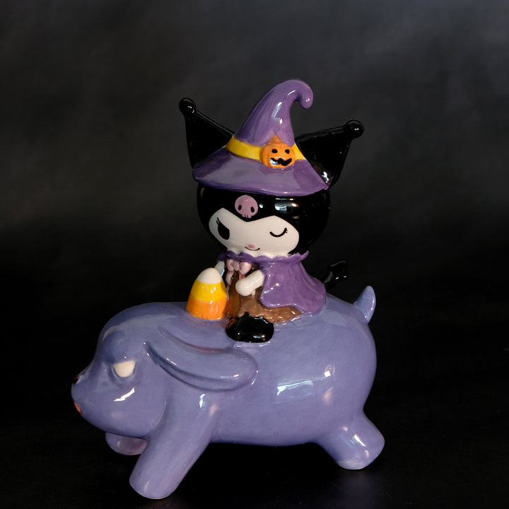 Kuromi Riding Baku Figurine