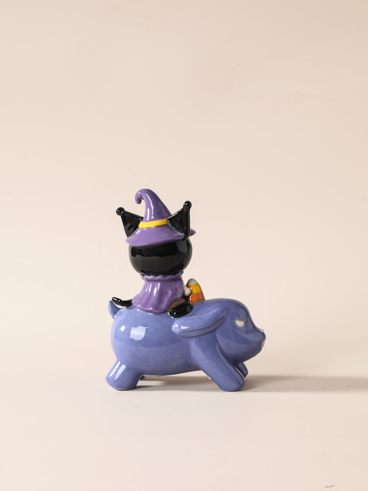 Kuromi Riding Baku Figurine