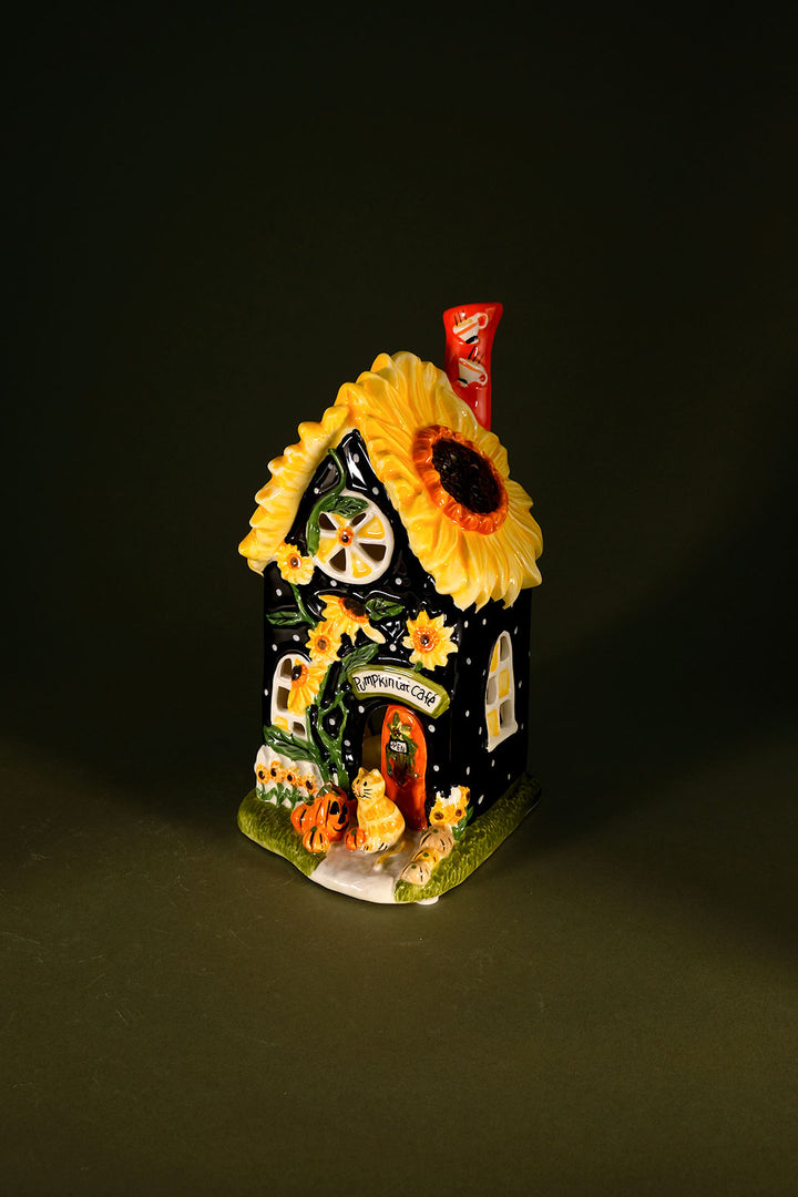 Pumpkin Cat Cafe Candle House