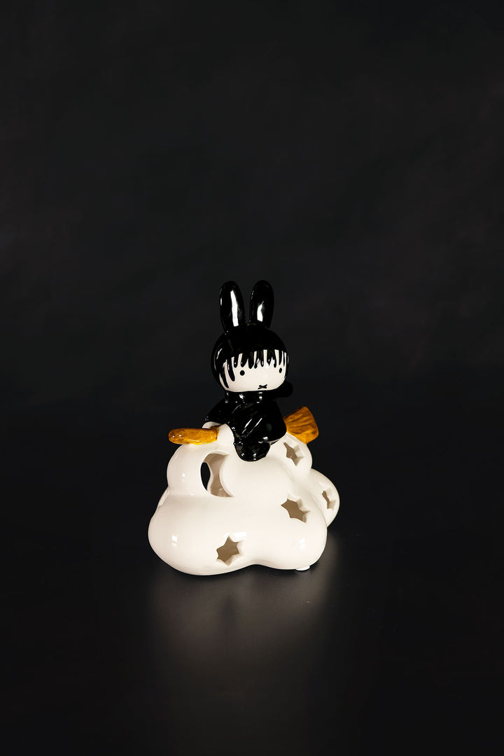 Halloween Miffy Witch Flight Candle House