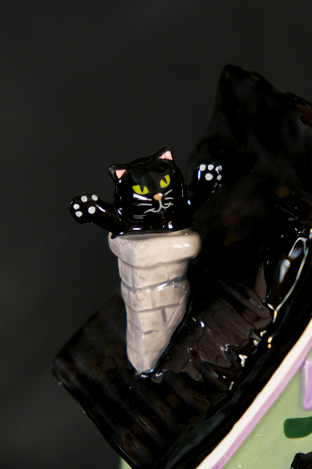 Black Cat Adoption Candle House