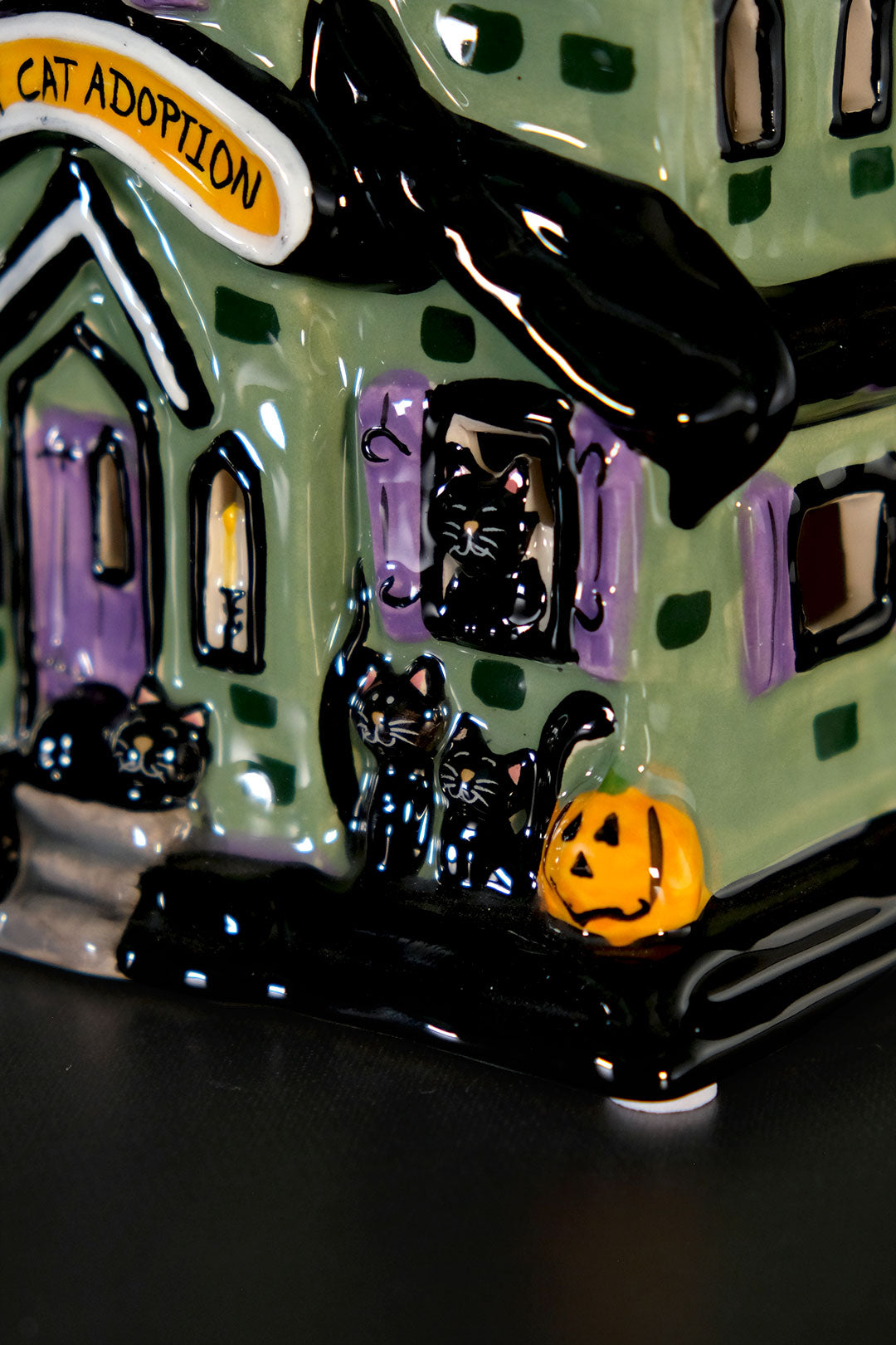Black Cat Adoption Candle House