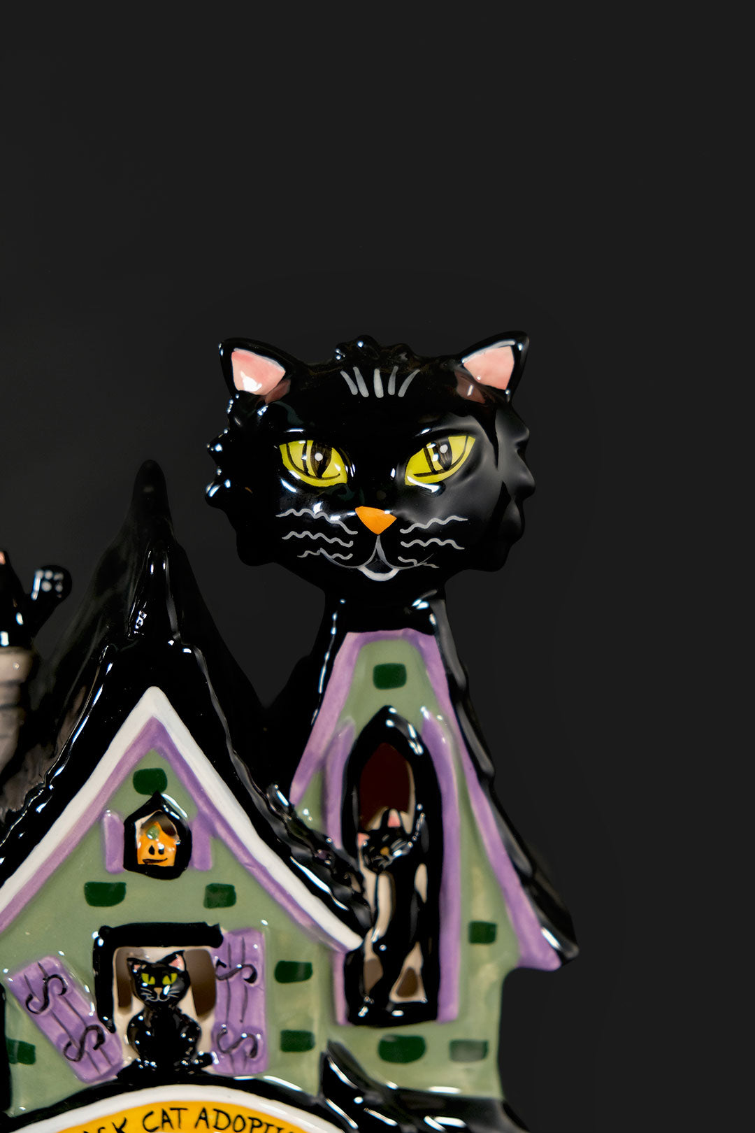 Black Cat Adoption Candle House
