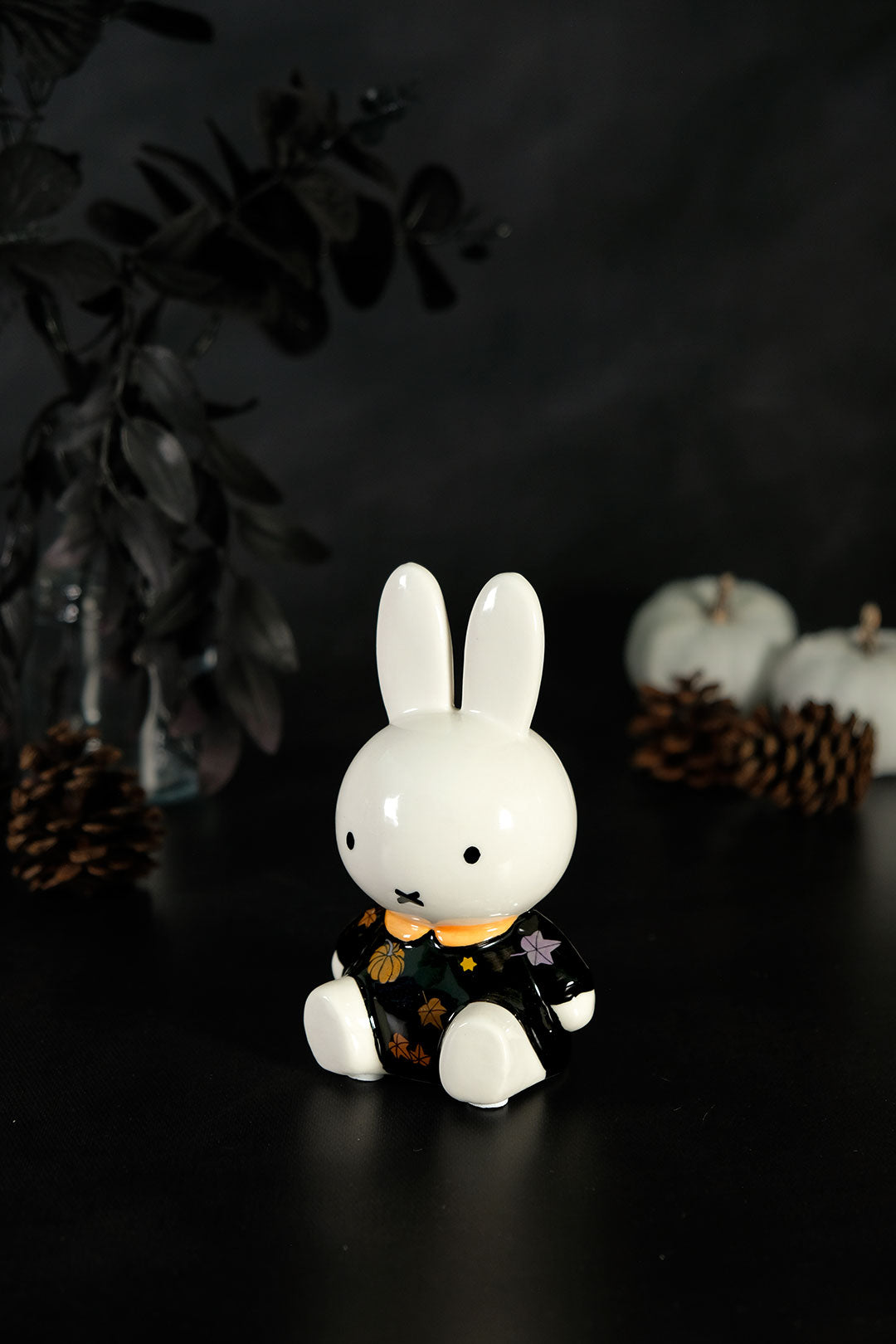 Miffy Pumpkin and Leaves Dress Figurine