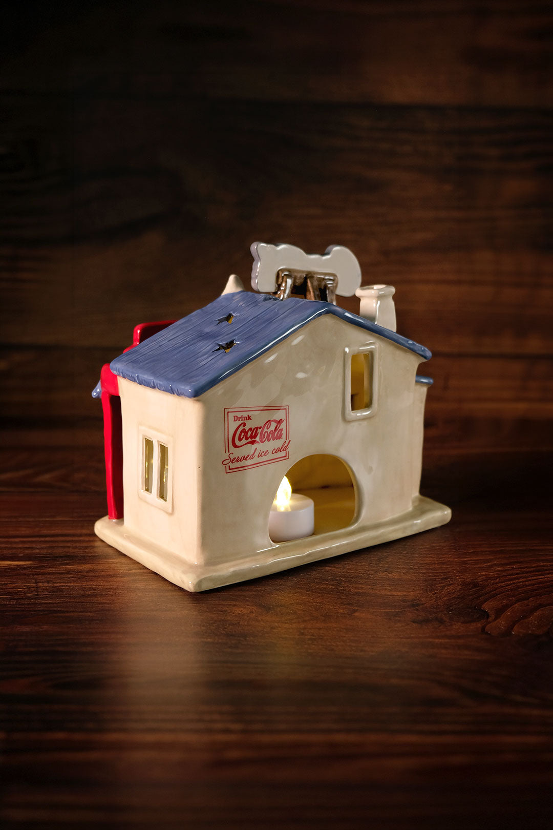 Coca-Cola Retro Route Refreshment Candle House