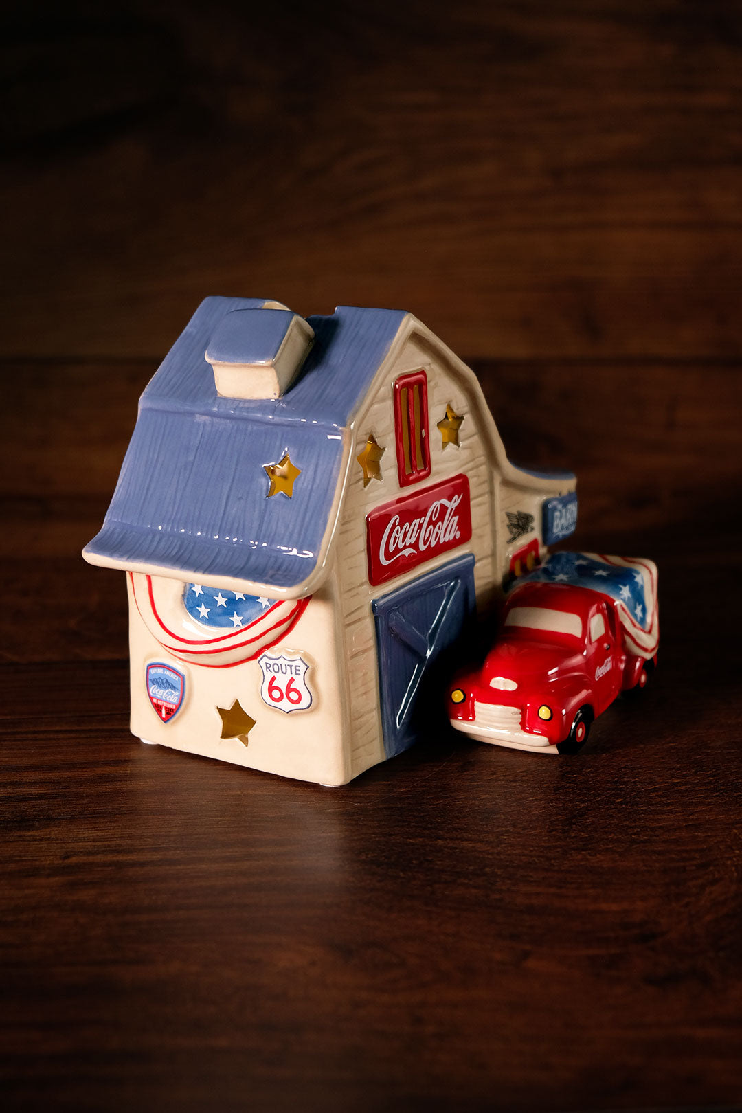 Coca-Cola Barn Stop Candle House