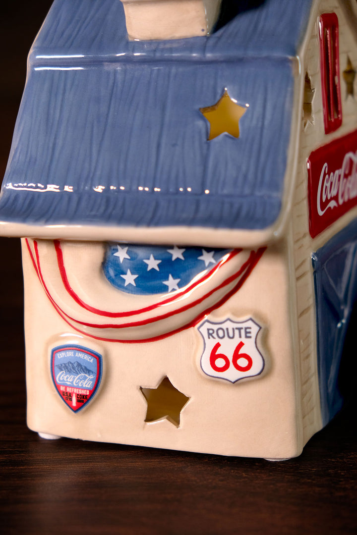 Coca-Cola Barn Stop Candle House