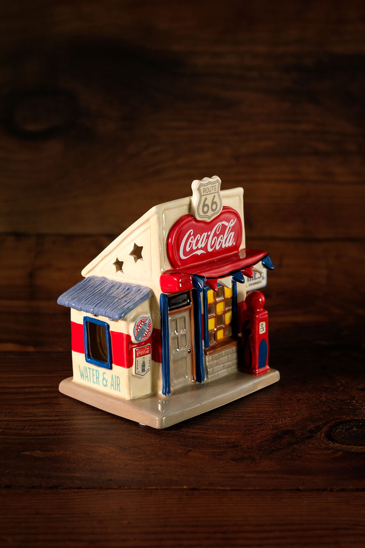 Coca-Cola Small Town Spark Candle House