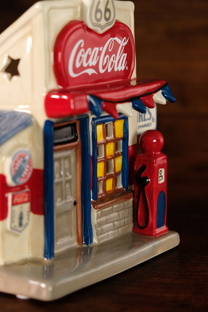 Coca-Cola Small Town Spark Candle House