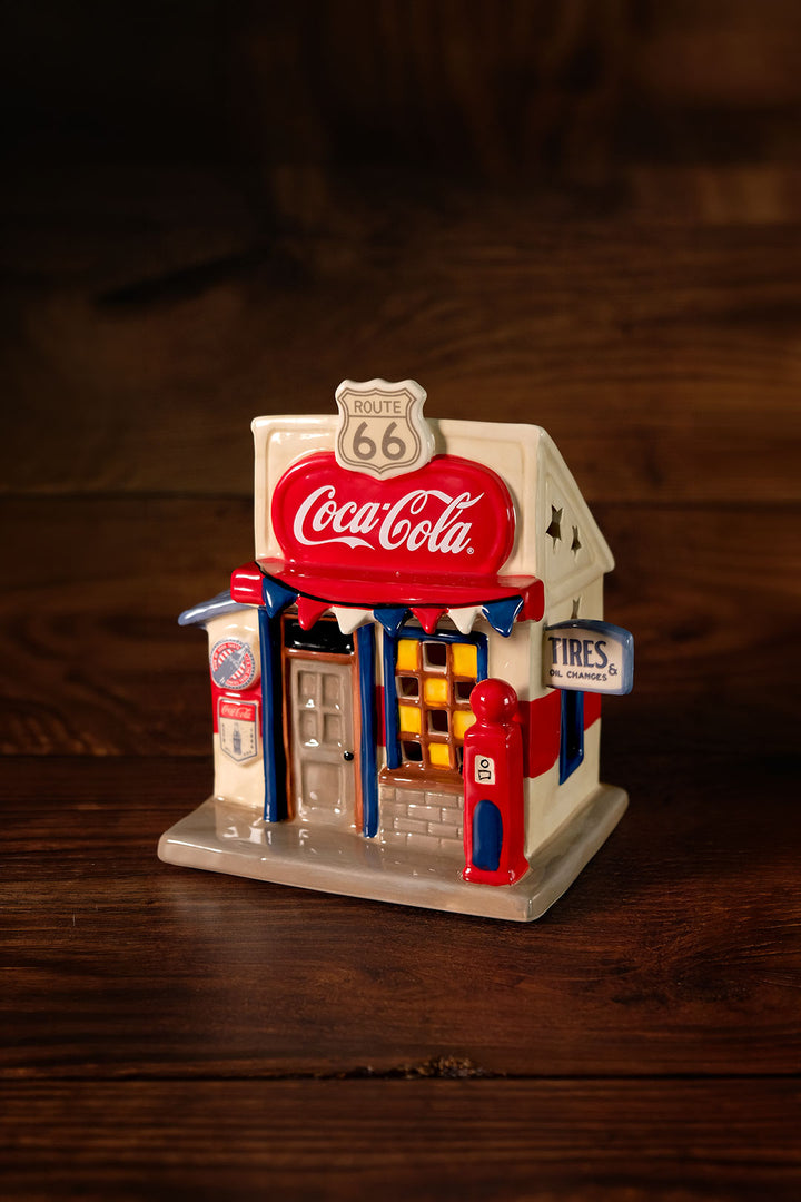 Coca-Cola Small Town Spark Candle House