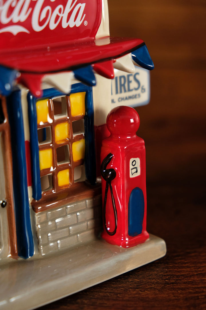 Coca-Cola Small Town Spark Candle House