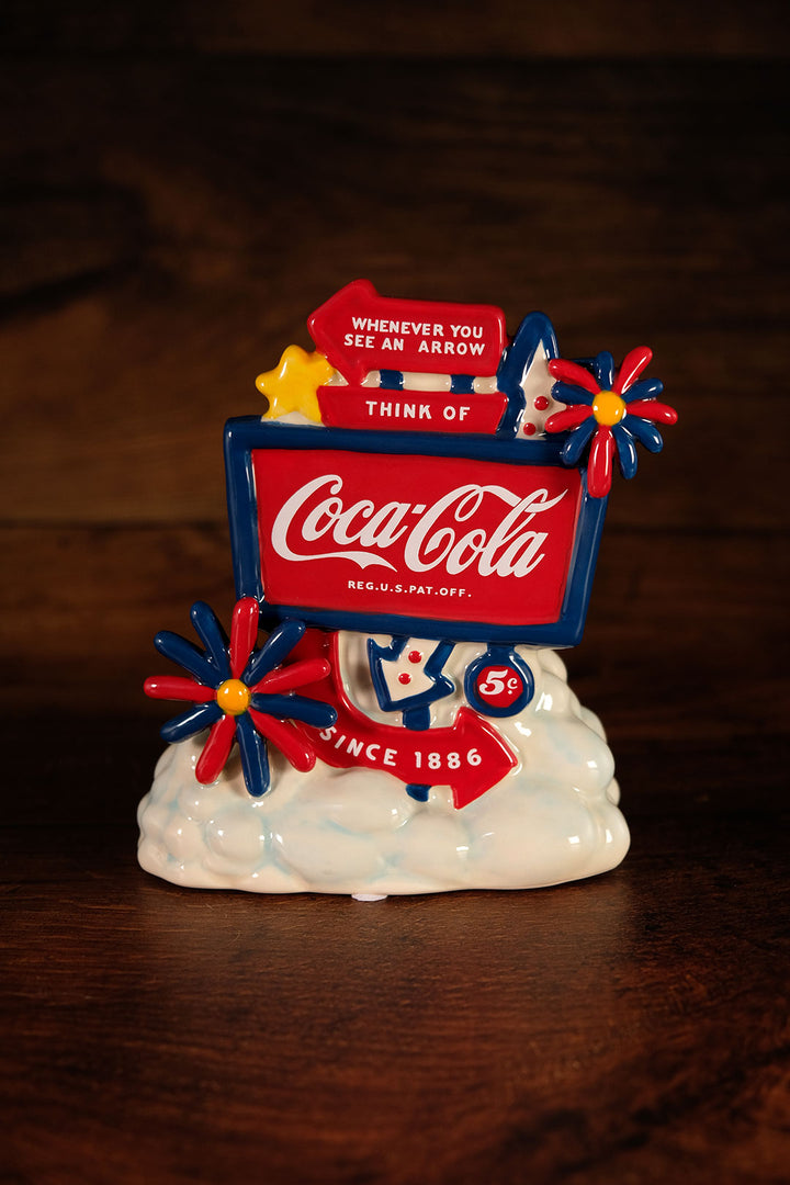Coca-Cola Americana Sign Figurine