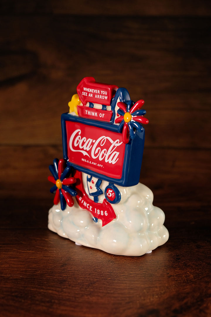 Coca-Cola Americana Sign Figurine