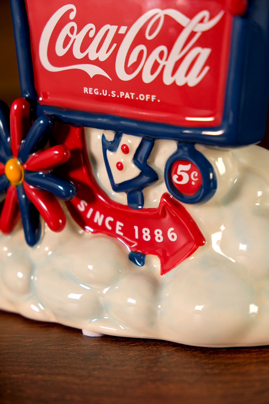 Coca-Cola Americana Sign Figurine