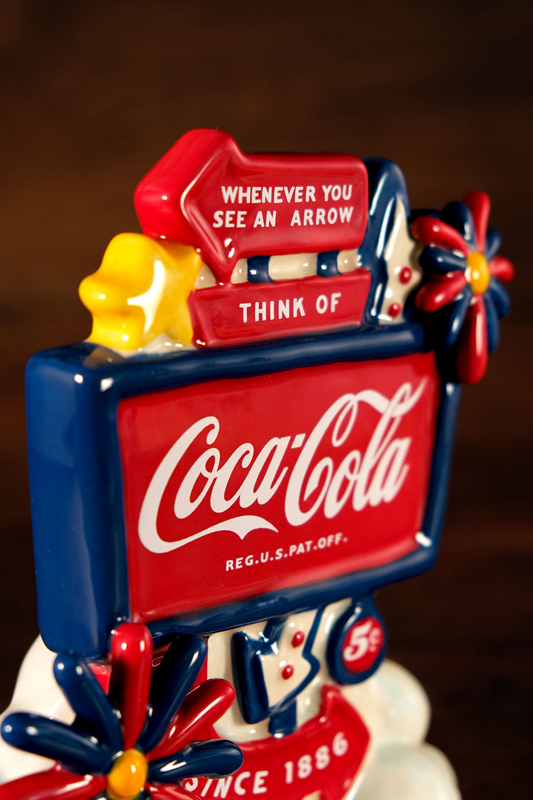 Coca-Cola Americana Sign Figurine