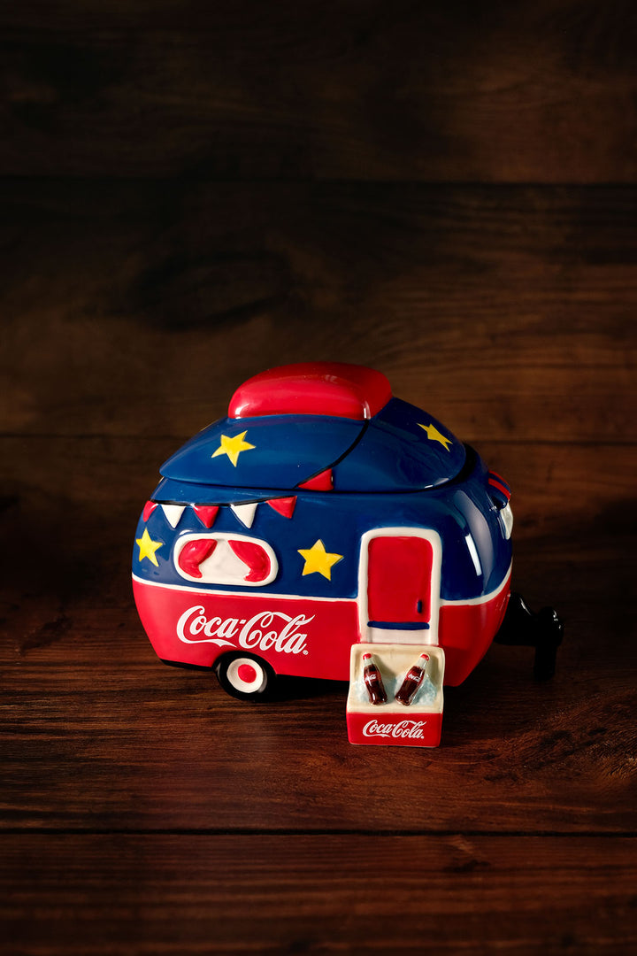 Coca-Cola Route 66 Retreat Cookie Jar