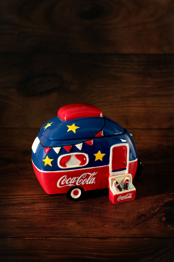Coca-Cola Route 66 Retreat Cookie Jar